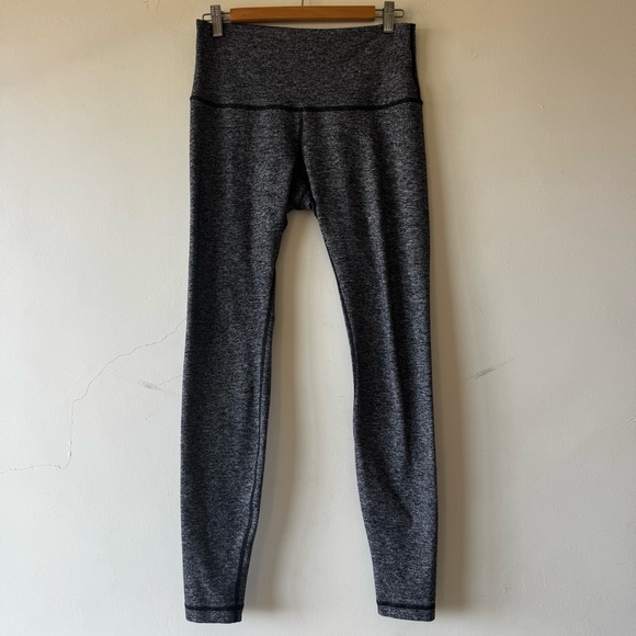 Lululemon wunder under high rise tight heathered black - Picture 2 of 8